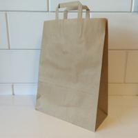 Draagtassen bruin kraft 32/15x43 250st