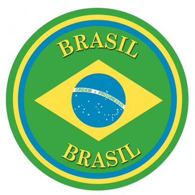 Bierviltjes Brazilie - 50x stuks - landenthema - versiering - onderzetter