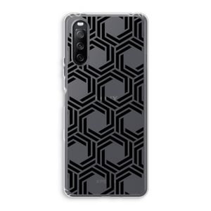 Geometrisch patroon: Sony Xperia 10 III Transparant Hoesje