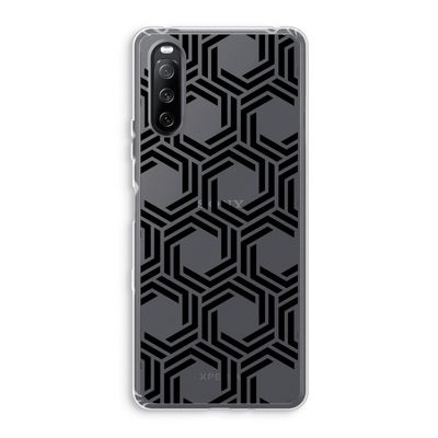 Geometrisch patroon: Sony Xperia 10 III Transparant Hoesje