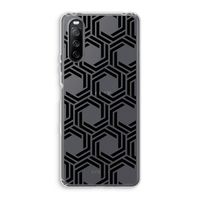 Geometrisch patroon: Sony Xperia 10 III Transparant Hoesje