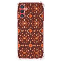 Samsung Galaxy A13 5G | A04s Doorzichtige Silicone Hoesje Batik Brown