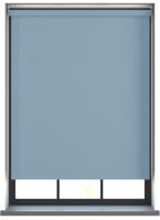 Elektrisch Rolgordijn - Bella Licht blauw