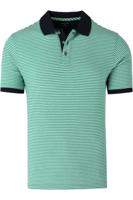 OLYMP Casual Modern Fit Polo shirt Korte mouw grijs-groen