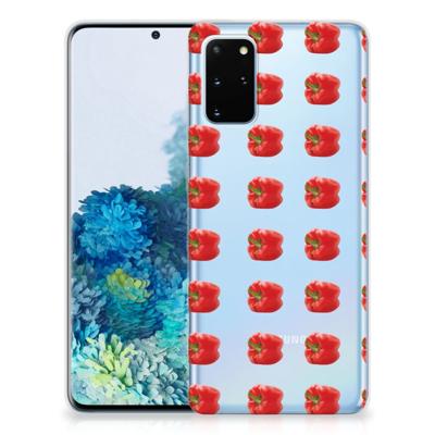 Samsung Galaxy S20 Plus | Siliconen Case | Paprika Red