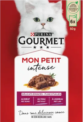 Gourmet Mon Petit multipack vlees 6 x 50g