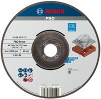 Bosch Accessoires Doorslijpschijf gebogen Standard for Stone C 30 S BF, 180 mm, 22,23 mm, 3,0 mm 1 stuks - 2608603175
