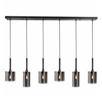 Highlight Hanglamp Diverso 6 lichts L 110 cm zwart - thumbnail