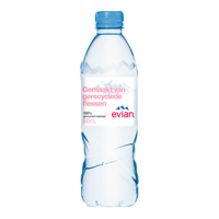 Evian mineraalwater pet (24x 50cl)