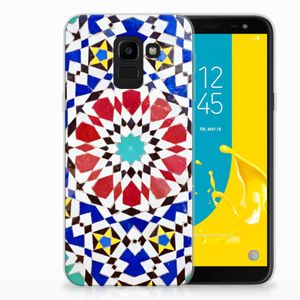 Samsung Galaxy J6 2018 TPU Siliconen Hoesje Mozaïek