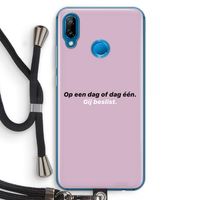 gij beslist: Huawei P20 Lite Transparant Hoesje met koord