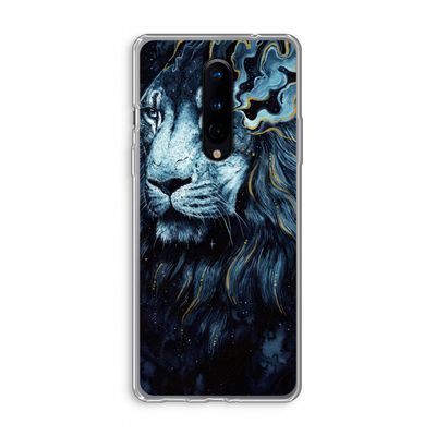 Darkness Lion: OnePlus 8 Transparant Hoesje