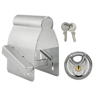 Proplus Aanhanger dissel slot - met discusslot van 60 mm - verzinkt staal