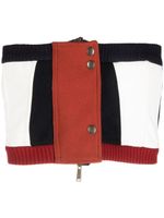 DSQUARED2 corset à design colour block - Bleu - thumbnail