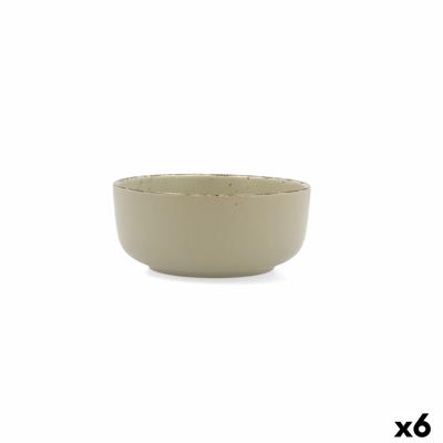 Kom Quid Duna Groen Keramisch 15 x 15 cm (6 Stuks)