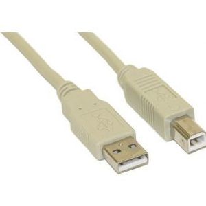 InLine 34505H USB-kabel 0,5 m USB A USB B Beige