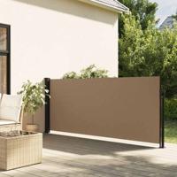 VidaXL Windscherm uittrekbaar 100x300 cm taupe - thumbnail