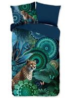 HIP Dekbedovertrek "mandalas & luipaard" - Multi - (140x200/220 cm) - Katoen Satijn