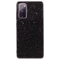 Glitter Series Samsung Galaxy S20 FE Hybrid Case - Zwart - thumbnail