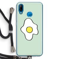 Spiegelei: Huawei P20 Lite Transparant Hoesje met koord