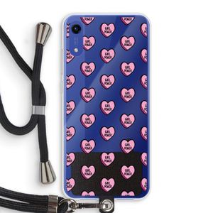 GIRL POWER: Honor Play 8A Transparant Hoesje met koord