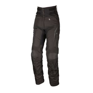 MODEKA Elaya Pants, Textiel motorbroek dames, Zwart Kort