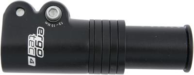 Ergotec Stuurpen verlenger ahead 3 - 1-1/8" al6061 t6 - zwart gezandstraald