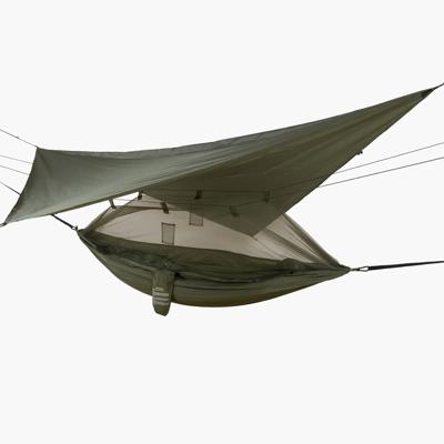 Highlander Highlander Crusader Waterproof Hangmat + Tarp Olijfgroen