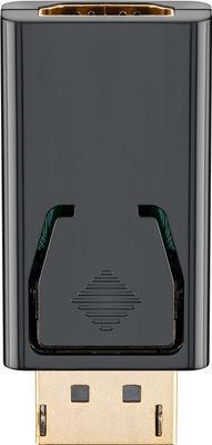 Goobay HDMI DisplayPort Adapter Zwart