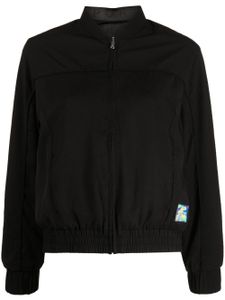 SPORT b. by agnès b. veste bomber à patch logo - Noir