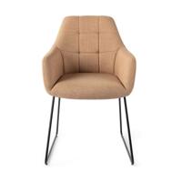 Jesper Home Noto eetkamerstoel Toasted Toffee slide black