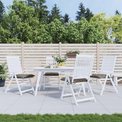 Stoelkussens 4 st 40x40x7 cm oxford stof taupe