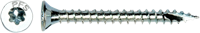 Pgb-Europe pgb-fasteners | spaanplaatschroef pfs ø 5x70 zn tx25 - 160 st - 5410439377065