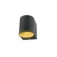 Schuttinglamp LED 1x3Watt ZWART 230Volt IP44 dimbaar