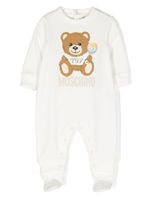 Moschino Kids grenouillère à motif Teddy Bear - Blanc - thumbnail