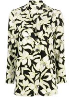 'S Max Mara blazer Studio à fleurs - Noir 'S Max Mara blazer Studio à fleurs - Noir