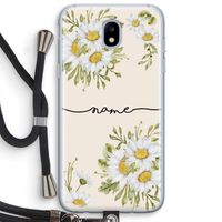 Daisies: Samsung Galaxy J5 (2017) Transparant Hoesje met koord