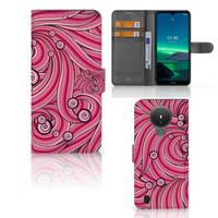 Nokia 1.4 Hoesje Swirl Pink