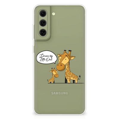 Samsung Galaxy S21FE Telefoonhoesje met Naam Giraffe Samsung Galaxy S21FE Telefoonhoesje met Naam Giraffe