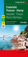 Wegenkaart - landkaart Chalkidiki - Thasos - Olympos T10 | Freytag & Berndt Wegenkaart - landkaart Chalkidiki - Thasos - Olympos T10 | Freytag & Berndt