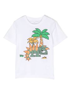 Stella McCartney Kids t-shirt en coton biologique à imprimé graphique - Blanc