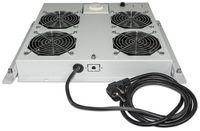 Intellinet 712798 19 inch 4 x Ventilator voor patchkast 1 HE Grijs - thumbnail