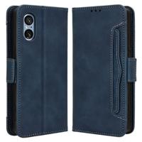 Sony Xperia 5 V Cardholder Series Portemonnee Hoesje - Blauw