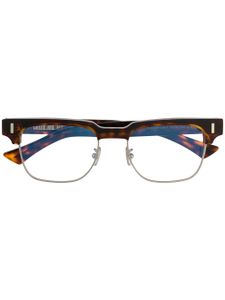 Cutler & Gross lunettes de vue à monture carrée - Marron