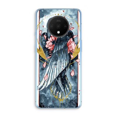 Golden Raven: OnePlus 7T Transparant Hoesje