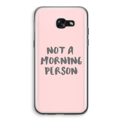 Morning person: Samsung Galaxy A5 (2017) Transparant Hoesje