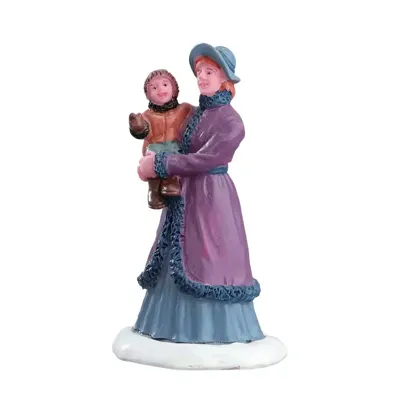 Lemax morning stroll kerstdorp figuur type 2 Caddington Village 2017