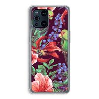 Papegaaien: Oppo Find X3 Transparant Hoesje