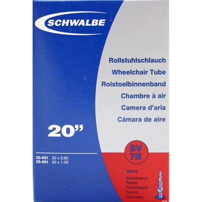Schwalbe binnenband fv/sv7b 20" smal 23/25-451 (extra light)
