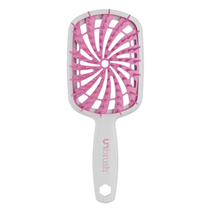 UNbrush Detangling Hair Brush Plus White Bubble Gum